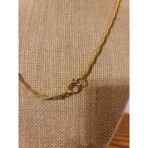 Vintage gold tone necklace22
